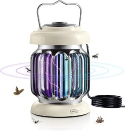 GeckoMan Hybrid Spectrum, Waterproof Switch Bug Zapper Outdoor Bug Zapper Indoor Bug Zapper Mosquito Repellent Outdoor Patio Mosquito Zapper Electric Fly Zapper Fruit Fly Trap for Indoors Mosquito Killer
