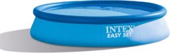 INTEX 28141EH Easy Set Inflatable Swimming Pool Set: 13ft x 33in – Includes 530 GPH Cartridge Filter Pump – Puncture-Resistant Material – 1926 Gallon Capacity – 26in Water Depth
