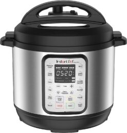 Instant Pot Duo Plus 9-in-1 Electric Pressure Cooker, Slow Cooker, Rice Cooker, Steamer, Sauté, Yogurt Maker, Warmer & Sterilizer, Includes Free App with over 1900 Recipes, Stainless Steel, 3 Quart