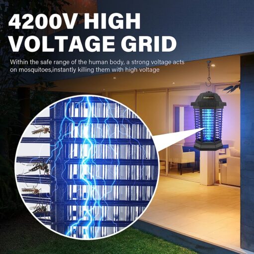 Klahaite Bug Zapper Outdoor, Mosquito Zapper Indoor, Fly Zapper, Fly