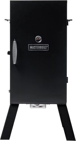 Masterbuilt MB20070210 Analog Electric Smoker with 3 Smoking Racks, 30 inch, Black
