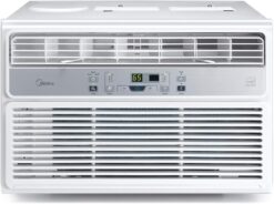 Midea 6,000 BTU EasyCool Window Air Conditioner, Dehumidifier and Fan - Cool, Circulate and Dehumidify up to 250 Sq. Ft., Reusable Filter, Remote Control