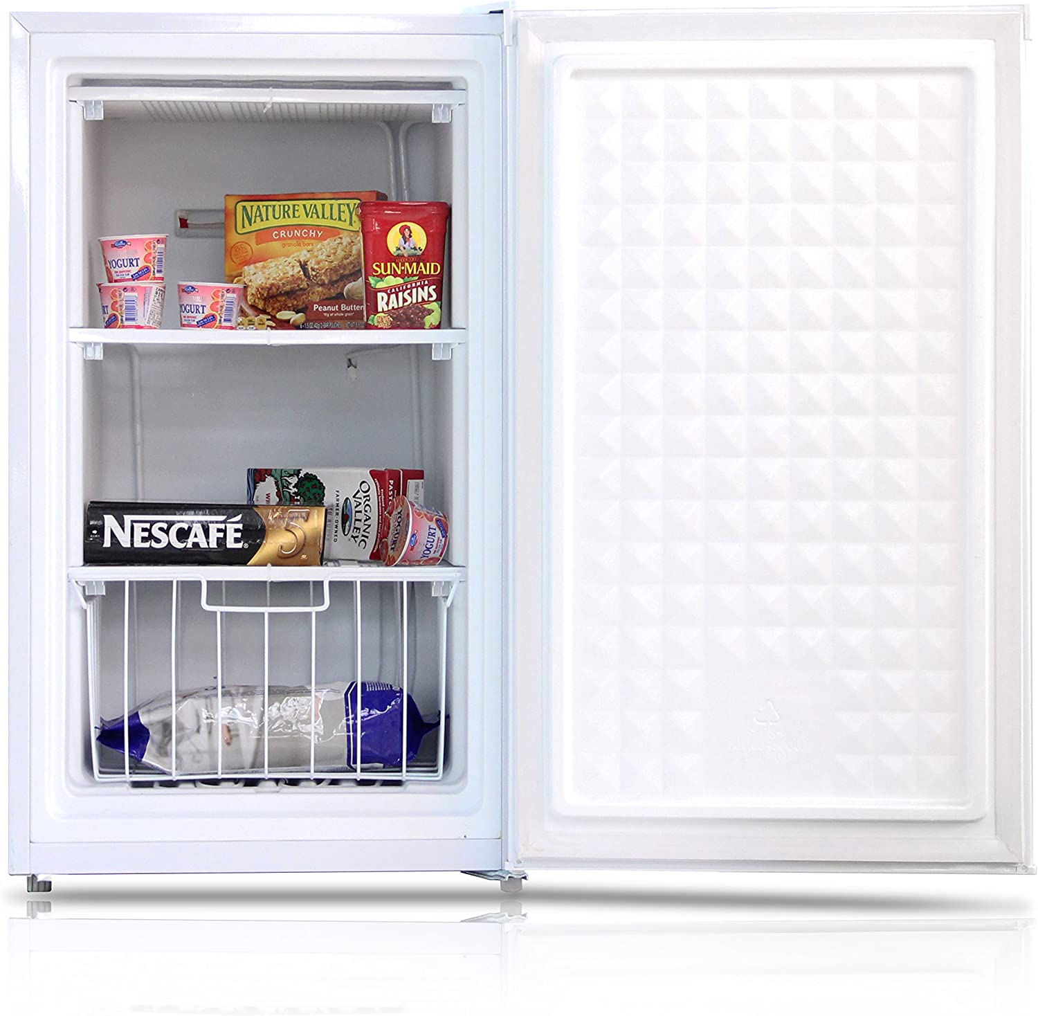 Midea WHS-109FW1 Upright Freezer, 3.0 Cubic Feet, White1