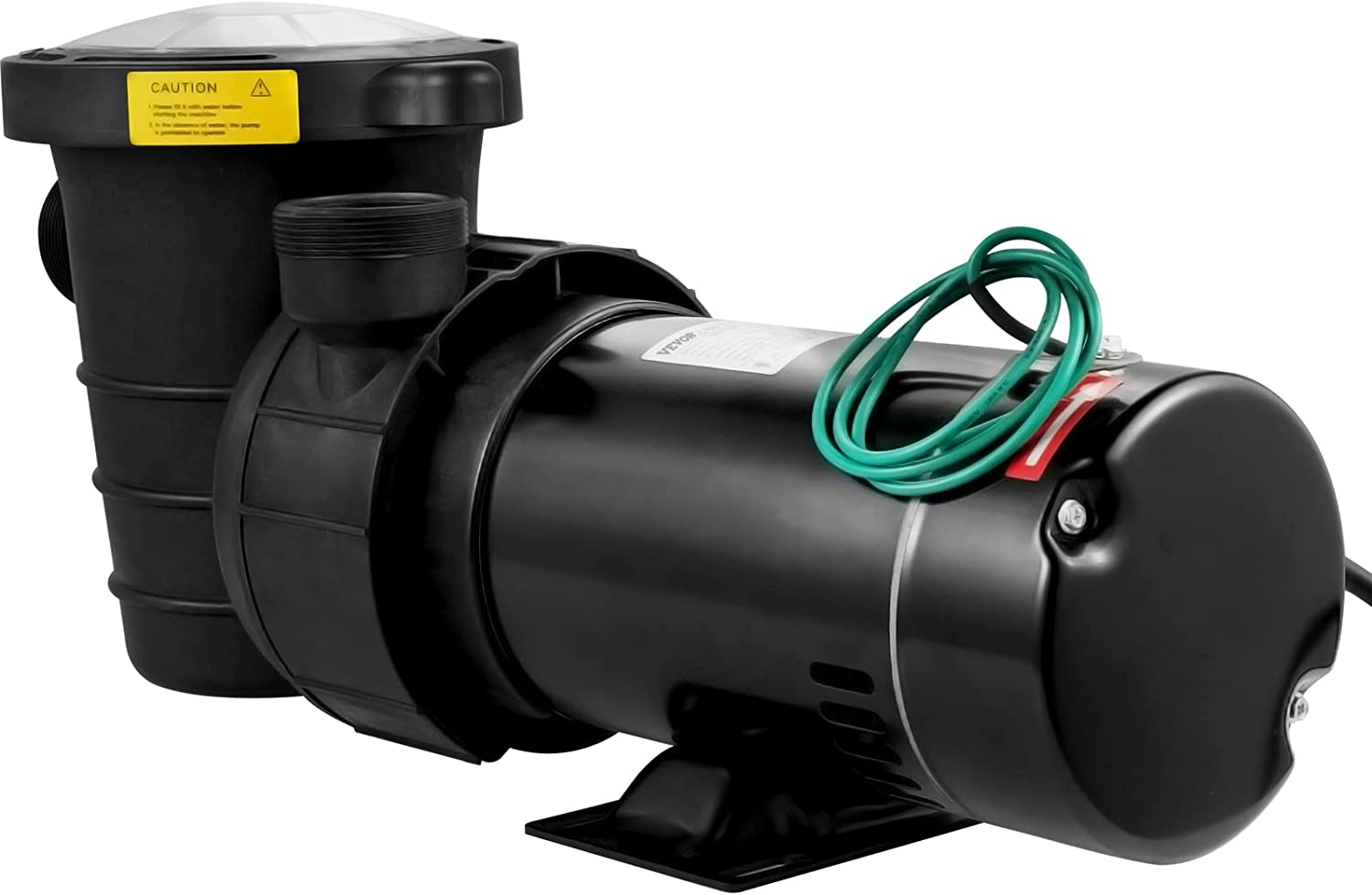VEVOR Swimming Pool Pump 1HP, Dual Voltage 110V 220V, 5544GPH, Powerful Self-priming Pump for In Above Ground Pool Water Circulation, w Strainer Basket, 2pcs 1-1 2 NPT Connectors, UL Certified10