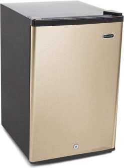 Whynter CUF-210SSG 2.1 cu.ft Energy Star Upright Freezer with Lock in Rose Gold