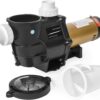 XtremepowerUS 2HP In-Ground Swimming Pool Pump Variable Speed 2" Inlet 230V High Flo w/ Slip-On Fitting