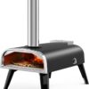 aidpiza Pizza Oven Outdoor 12" Wood Fired Pizza Ovens Pellet Pizza Stove for Outside, Portable Stainless Steel Pizza Oven for Backyard Pizza Maker Portable Mobile Outdoor Kitchen