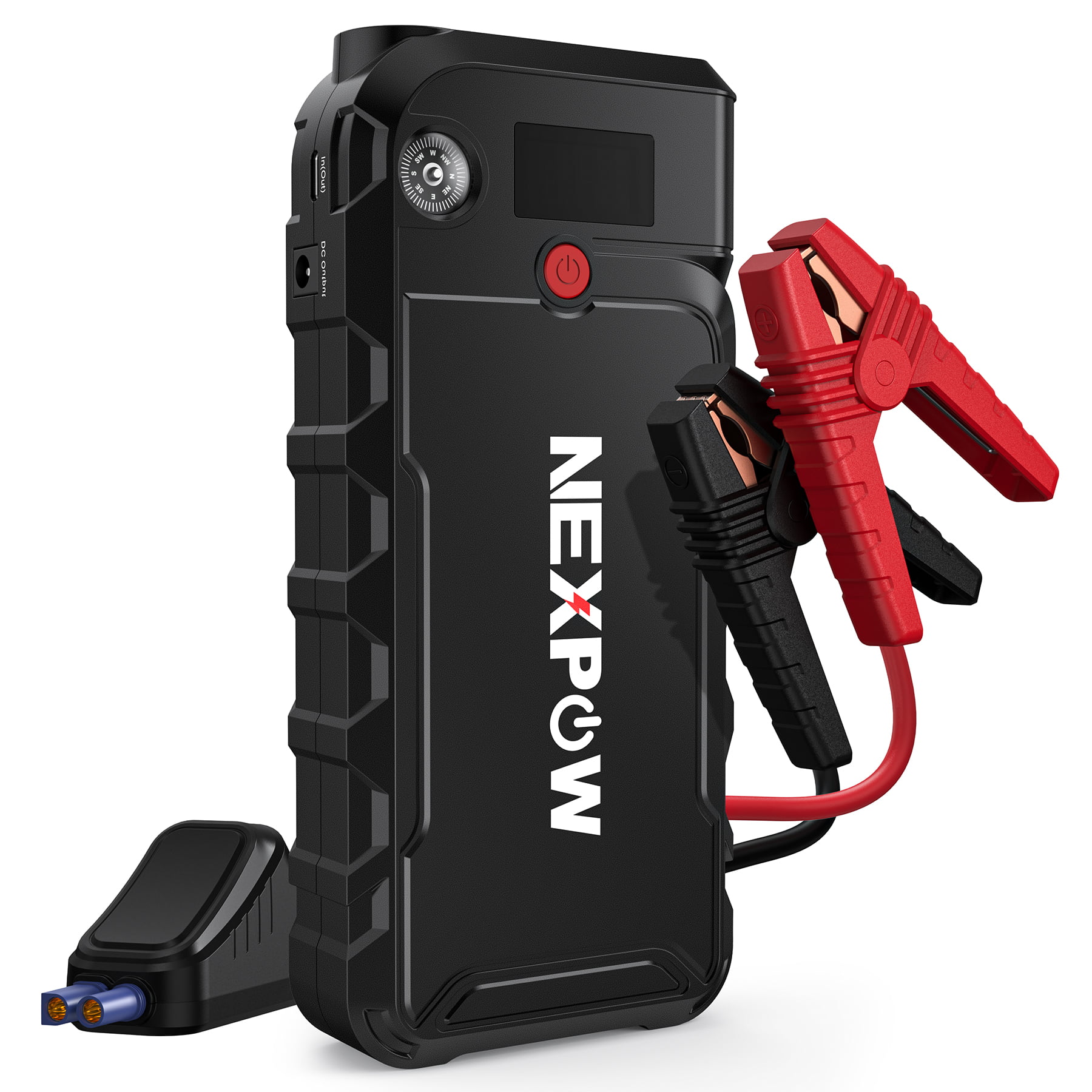 NEXPOW Battery Jump Starter - 3000A Peak 23800mAH Car Jump Starter (up to  9.0L Gas or 8.5L Diesel Engine) - 12V Portable Battery Booster with LCD  Display
