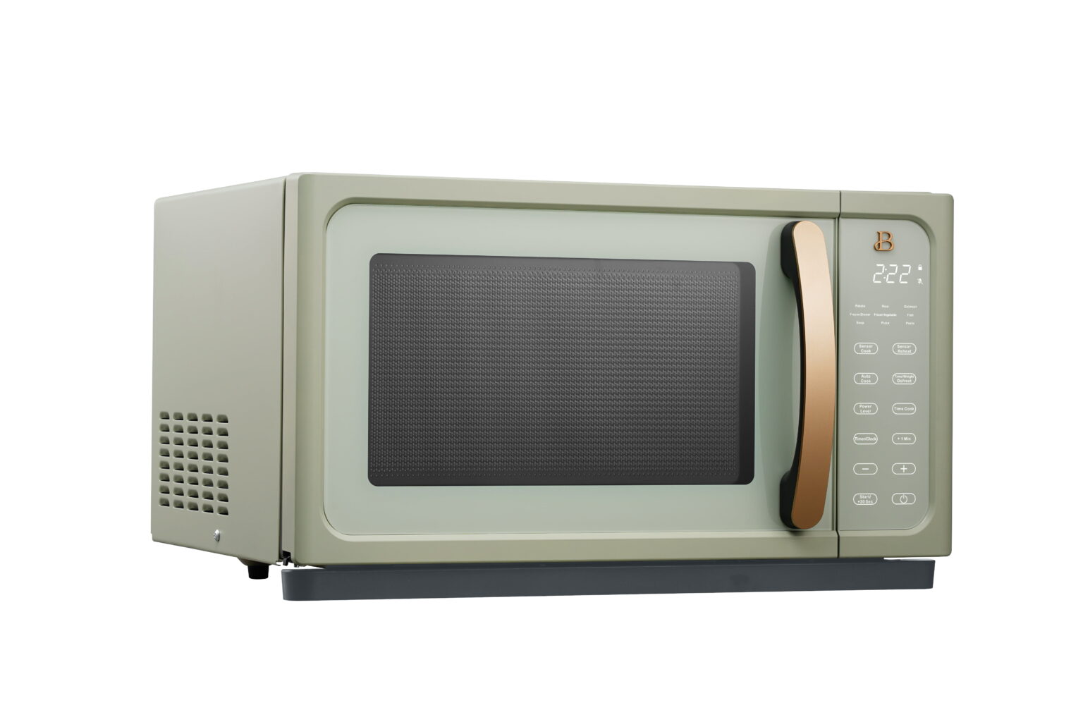 Beautiful 1.1 Cu ft 1000 Watt, Sensor Microwave Oven, Sage Green by ...