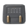 Beautiful 9QT TriZone Air Fryer, Oyster Grey by Drew Barrymore