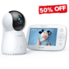 Victure Video Baby Monitor 4.3 inch No WiFi Required Remote Control Baby Camera and Audio, 3200mAh Battery