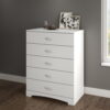 South Shore SoHo 5 - Drawer Chest, White