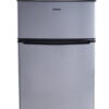Galanz 3.1 Cu ft Two cDoor Mini Fridge with Freezer, Stainless, Estar