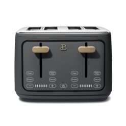 Beautiful 4 Slice Toaster, Oyster Grey by Drew Barrymore
