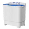 Auertech Portable Washing Machine 20lbs Mini Twin Tub Compact Semi-automatic Washer Spinner Combo with Drain Pump