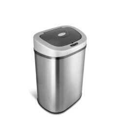 Nine Stars 21.1 Gallon Trash Can, Motion Sensor Touchless Kitchen Trash Can, Stainless Steel