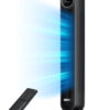 Dreo Tower Fans for Home, 90° Oscillating Fan with Remote, Large LED Display, 24ft/s Quiet Floor Fan, Touch Control, 4 Speed, 4 Modes, 8H Timer, Bladeless Standing Fan for Bedroom
