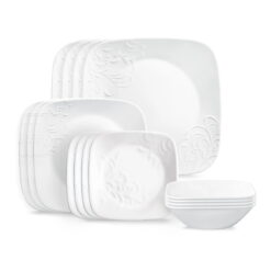 Corelle Kyoto Leaves 16-piece Dinnerware Set, Service for 4