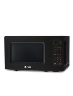 COMMERCIAL CHEF 0.7 cu. ft. Countertop Microwave Oven, Black