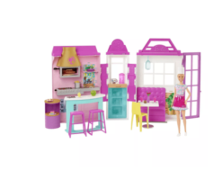 Barbie Cook ‘n Grill Restaurant Doll Playset, 30 Pieces