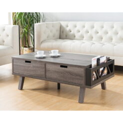 Smart Home Coffee Table with Drawers