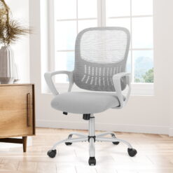 Yangming Office Chairs with Lumbar Support, 250 lb. Capacity, Grey