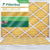 Filterbuy 20x23x1 MERV 11 Pleated HVAC AC Furnace Air Filters (4-Pack)
