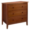 Adeptus Easy Pieces 3 Drawer Chest, Pecan