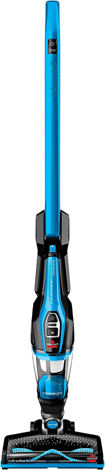 BISSELL, 3061 Featherweight Cordless Stick Vacuum, Electric Blue, Black