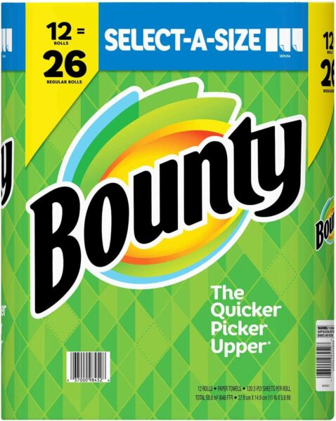 Bounty Paper Towels, Select-A-Size, 8 Triple Rolls