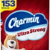 Charmin Ultra Strong Clean Touch Toilet Paper, 30 Family Mega Rolls = 153 Regular Rolls