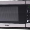 Countertop 0.9 Cubic Feet Microwave Oven, 900 Watt, Stainless Steel Front with Black Cabinet, Commercial Chef CHM009