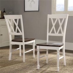 Crosley Shelby Dining Chair, Set of 2, White