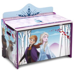 Disney Frozen II Deluxe Toy Box by Delta Children, Greenguard Gold Certified