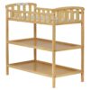 Dream On Me Emily Changing Table In Natural, Comes With 1" Changing Pad, Features Two Shelves, Portable Changing Station, Made Of Sustainable New Zealand Pinewood