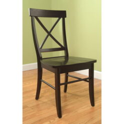 Easton Crossback Chair, Black