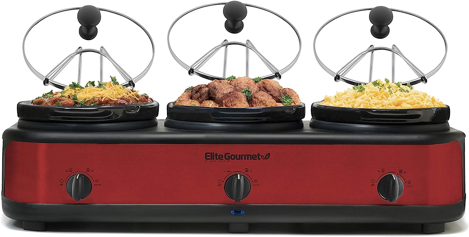 Elite Gourmet Buffet Server New In Box W/ 2 ~ 2.5 Stainless Steel
