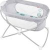 Fisher-Price Soothing View Vibe Bassinet Portable Baby Crib with Music & Vibrations, Cool Cactus 