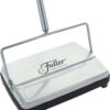Fuller Brush 17034 Carpet & Floor Sweeper- Mini Stick Cleaner for Hardwood Surfaces, Wood Floors, Laminate Tile - Small & Portable - Cleans Dust Pet Hair - Electrostatic & Silent - Silver