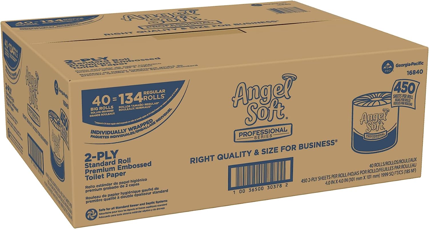 Georgia-Pacific Angel Soft Professional Series Premium 2-Ply Embossed ...