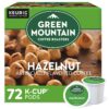Green Mountain Coffee Roasters Hazelnut, Single-Serve Keurig K-Cup Pods, Flavored Light Roast Coffee, 72 Count