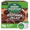 Green Mountain Coffee Roasters Southern Pecan, Single-Serve Keurig K-Cup Pods, Flavored Light Roast, 96 Count (Pack of 4)