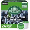 Green Mountain Coffee Roasters Wild Mountain Blueberry, Single-Serve Keurig K-Cup Pods, Flavored Light Roast Coffee Pods, 96 Count