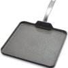 GreenPan Chatham Hard Anodized Healthy Ceramic Nonstick, 11" Griddle Pan, PFAS-Free, Dishwasher Safe, Oven Safe, Gray
