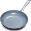 GreenPan Lima Hard Anodized Healthy Ceramic Nonstick 8" Frying Pan Skillet, PFAS-Free, Oven Safe, Gray
