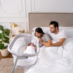 Halo® Bassinest® Flex™ - Portable Baby Bassinet - Newborn - 0-5 Months - Heather Weave