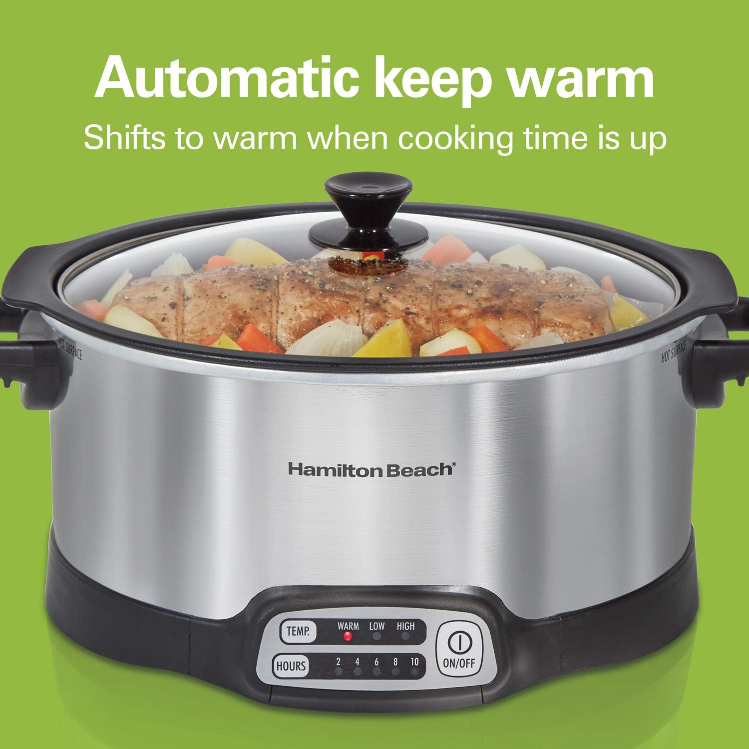  Hamilton Beach 6 Quart Programmable Slow Cooker With