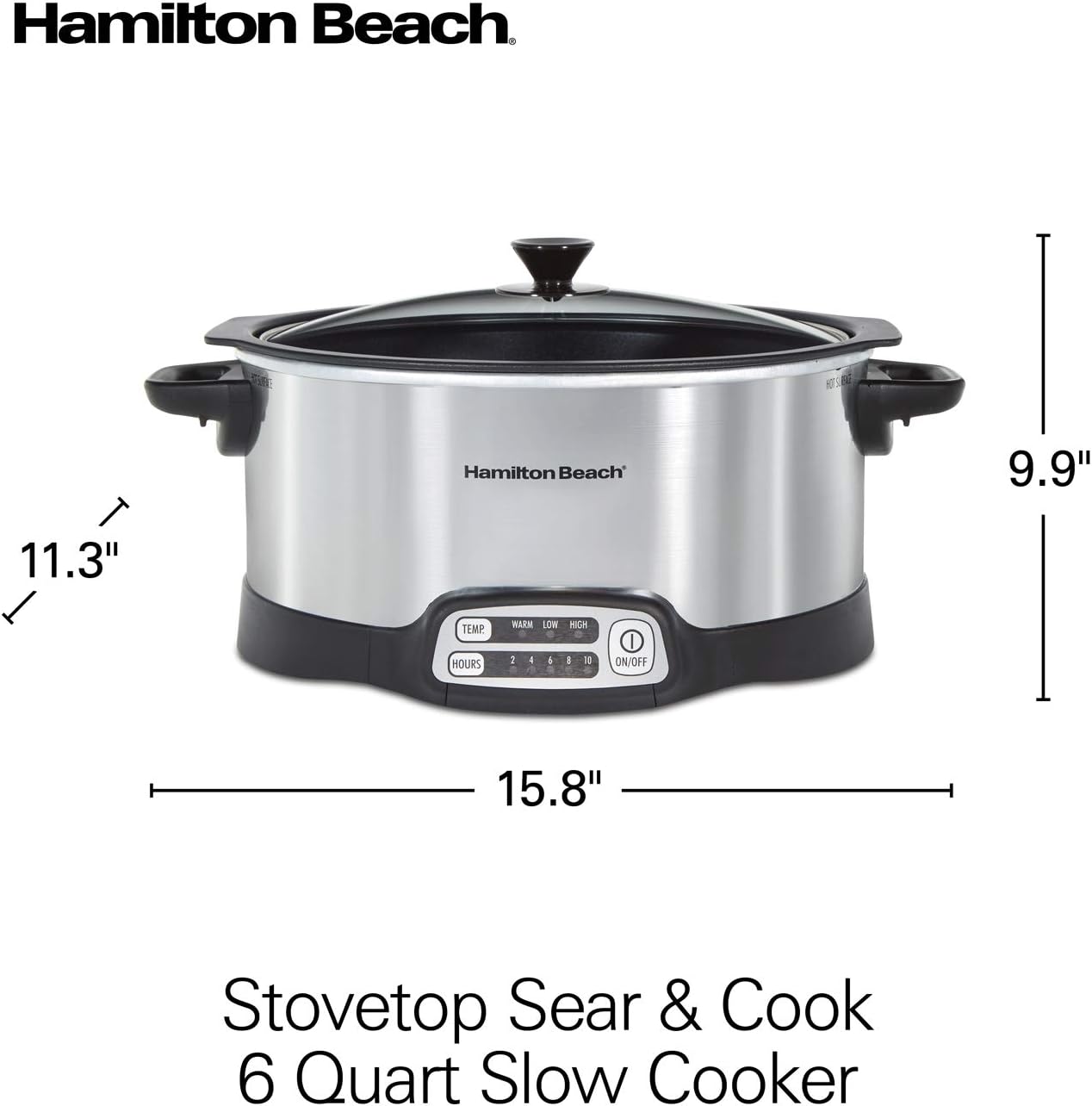 Hamilton Beach Programmable Rice Cooker and Steamer - Silver/Black