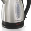 Hamilton Beach Electric Tea Kettle, Water Boiler & Heater, 1.7 Liter, Cordless Serving, 1500 Watts for Fast Boiling, Auto-Shutoff and Boil-Dry Protection, Stainless Steel (40880)