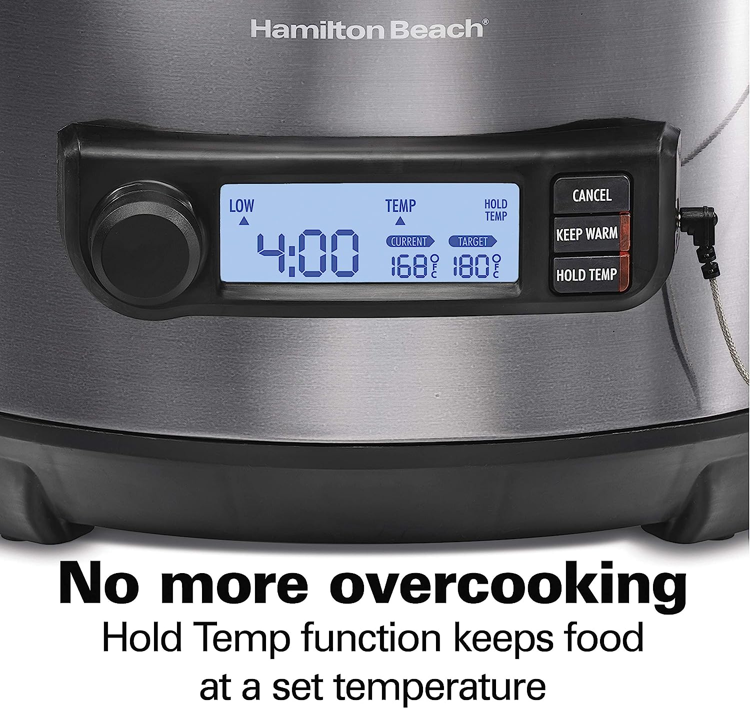 Hamilton Beach Portable 6-Quart Set & Forget Digital Programmable Slow  Cooker